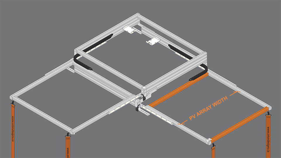 Base Components (PV Array Width): SR1-3DR Model