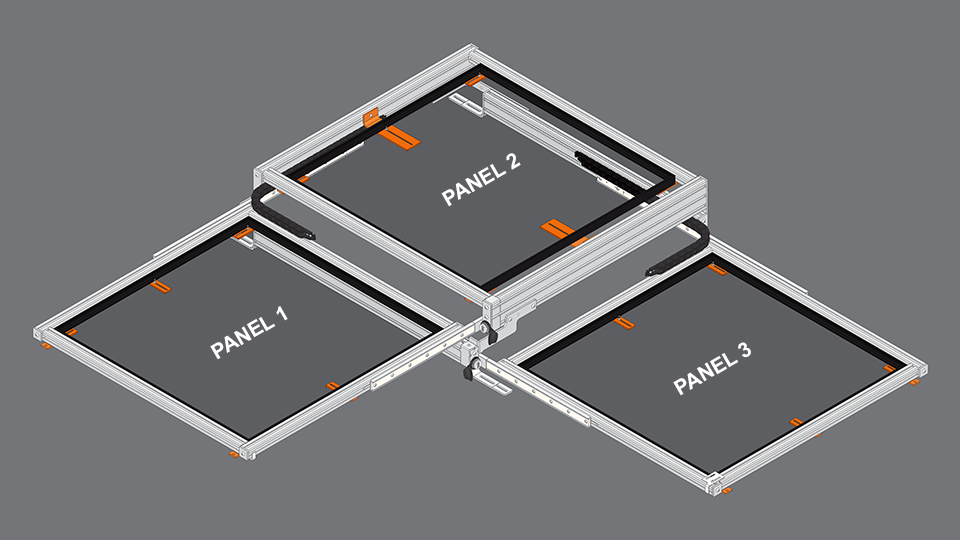 PV/Solar Panel Bracket Sets: SR1-3DR Model