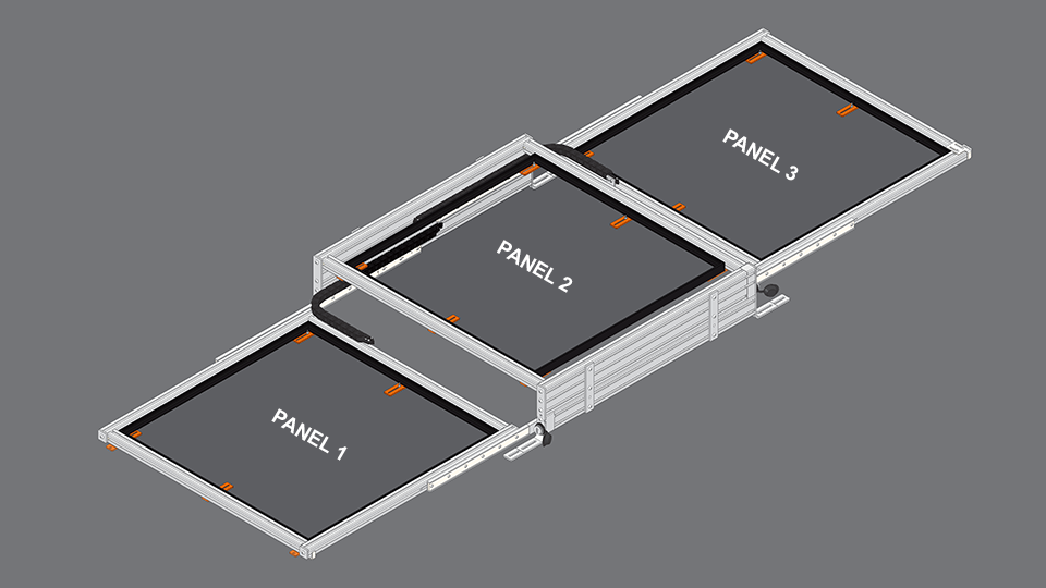 PV/Solar Panel Bracket Sets: SR1-3DS Model